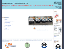 Tablet Screenshot of birkenheaddrivingschool.com